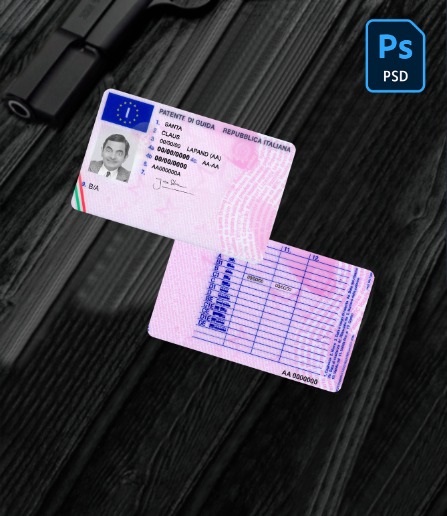 Italy driving license PSD